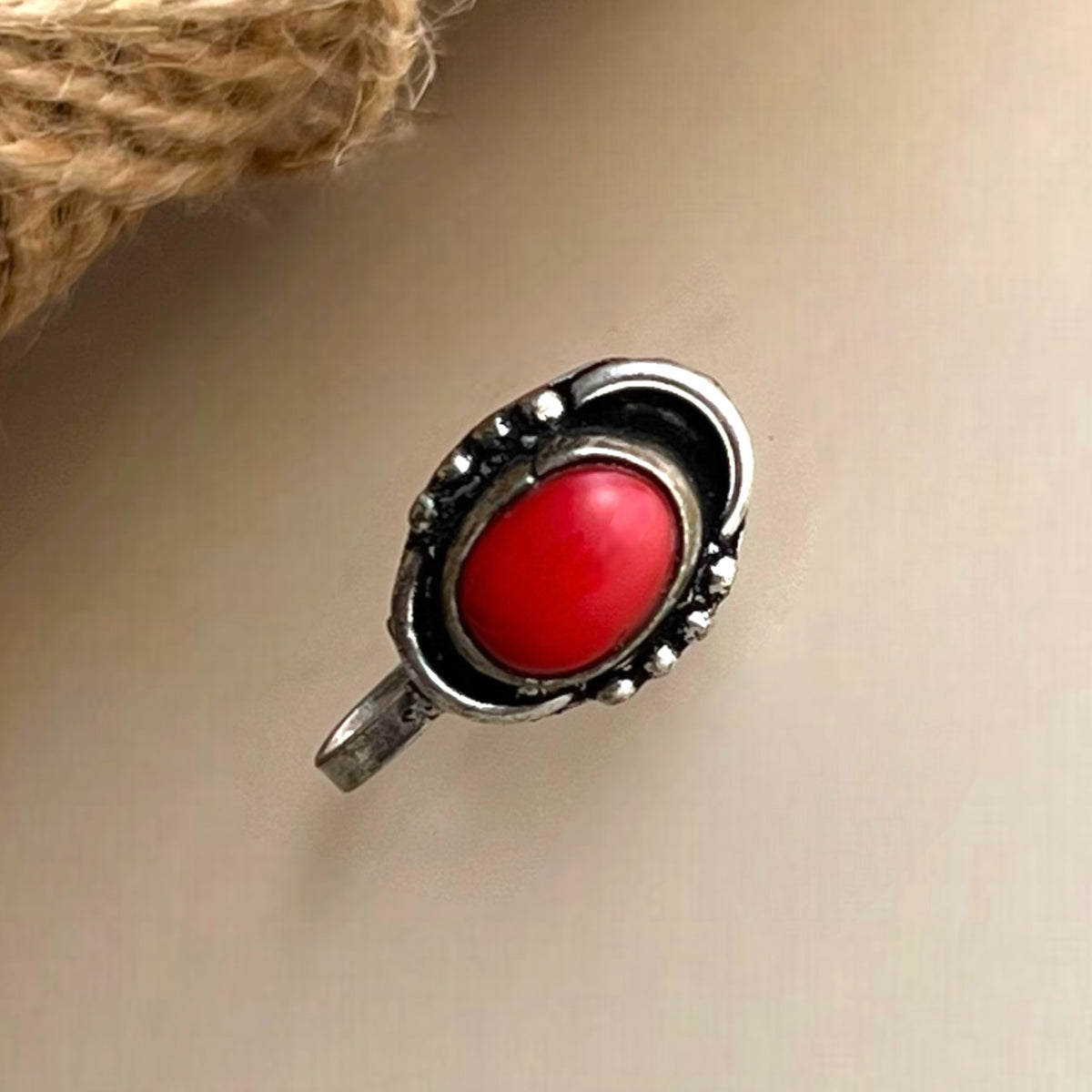 SWATY TWEET SEMI PRESICIOUS CLIP ON NOSE STUDS NS28