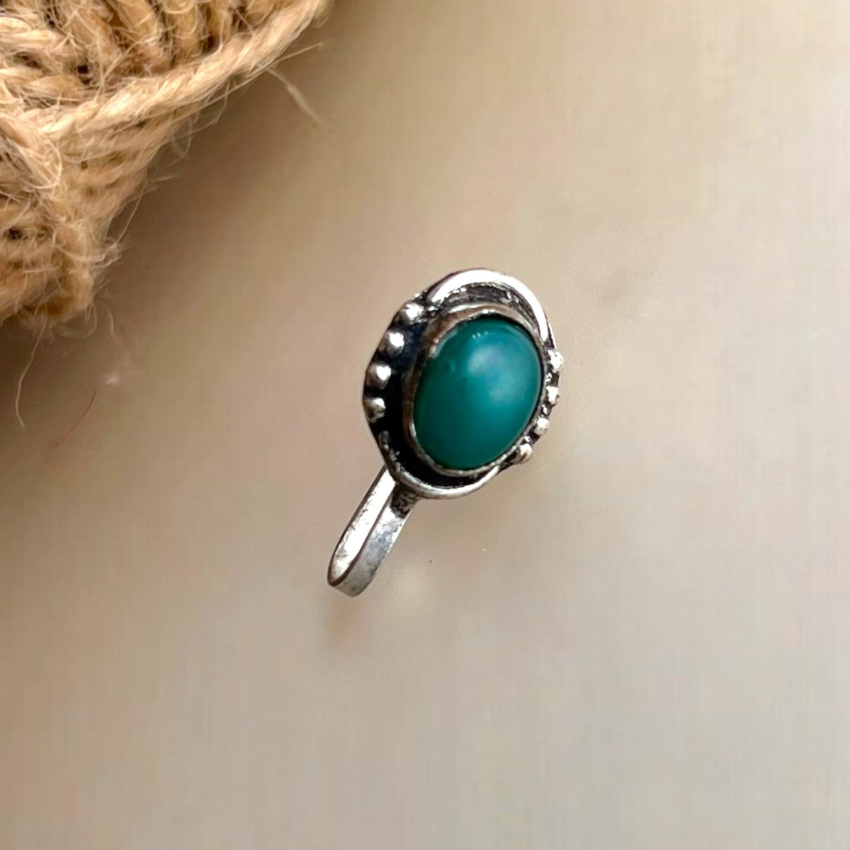 SWATY TWEET SEMI PRESICIOUS CLIP ON NOSE STUDS NS28