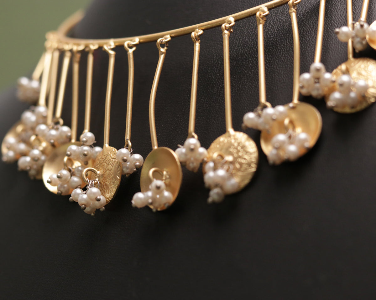 RILEY BIJOUX PREMIUM AND EXCLUSIVE HANDMADE CHOKER WITH EARRINGS CH123