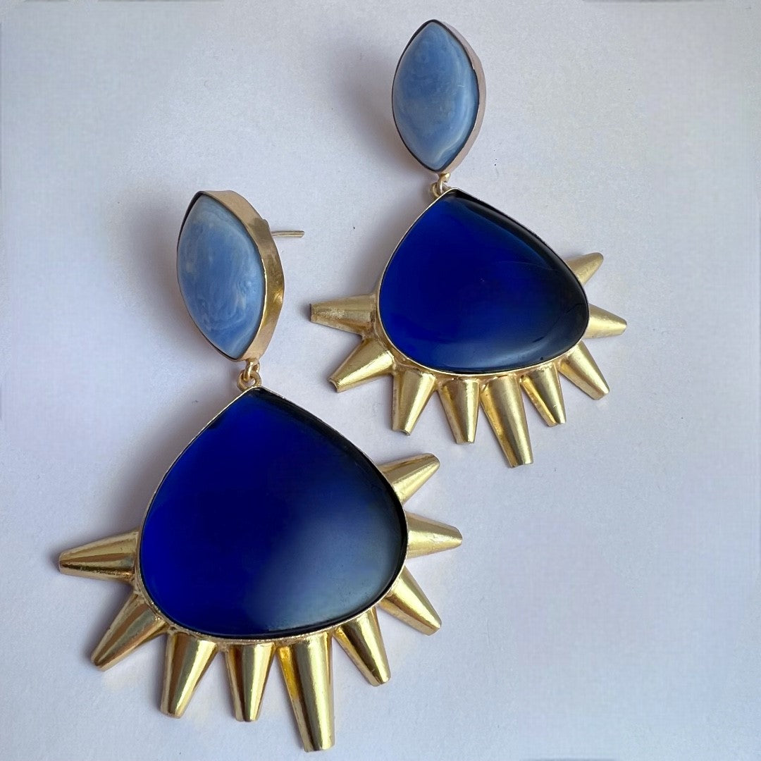 ELARA NATURAL STONE HANDMADE EARRING -ER102