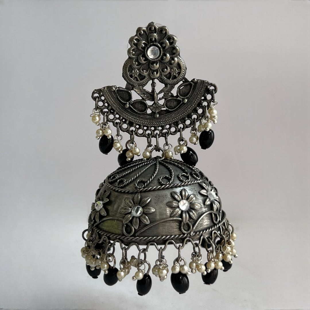 PARISA AFGHANI RAW AND RUSTIC AND VINTAGE JUMBO JHUMKAS AF03