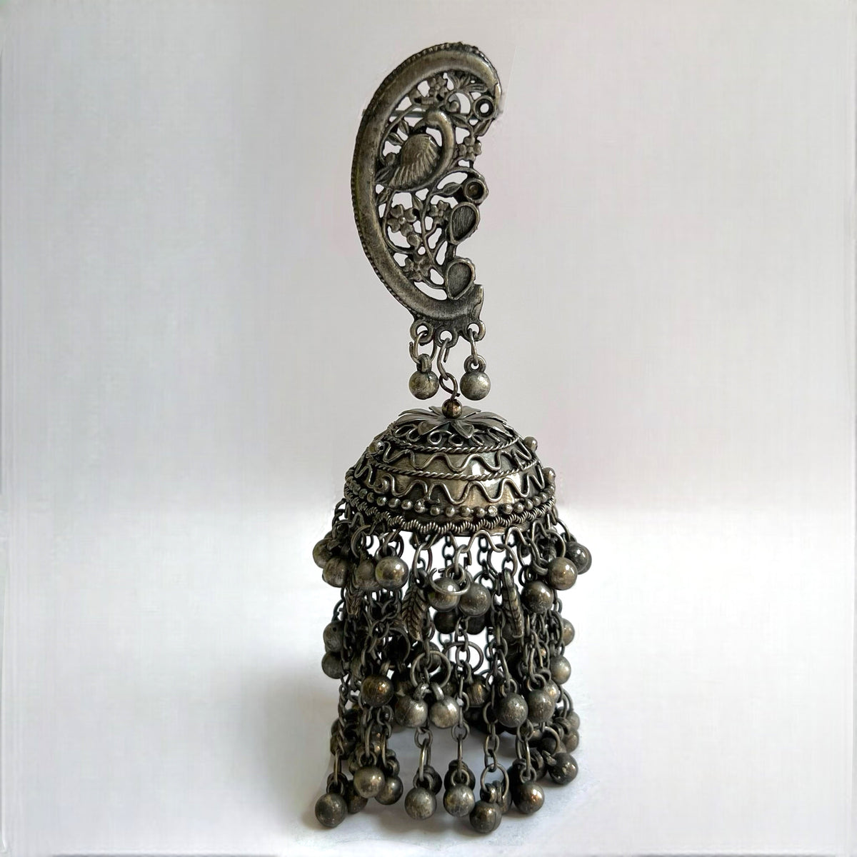 MORGAN AFGHANI  RAW AND RUSTIC AND VINTAGE JUMBO JHUMKAS AF11