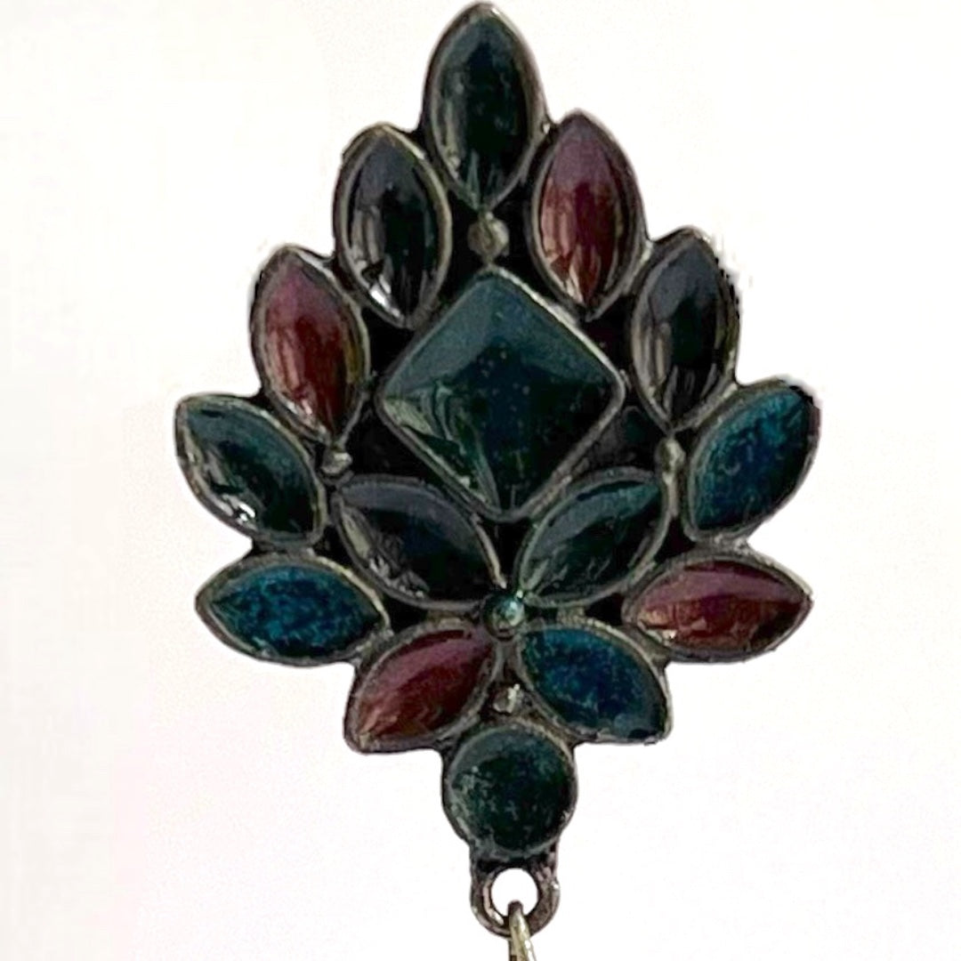 DARYA AFGHANI MEENA RAW AND RUSTIC AND VINTAGE JUMBO JHUMKAS AF18