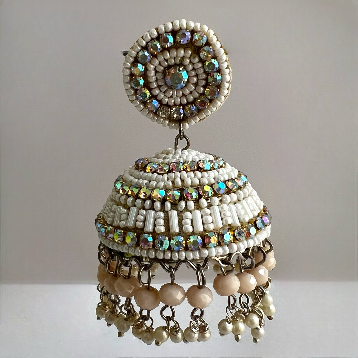 SORAYAH METAL AND BEADS HANDMADE JHUMKAS ER533