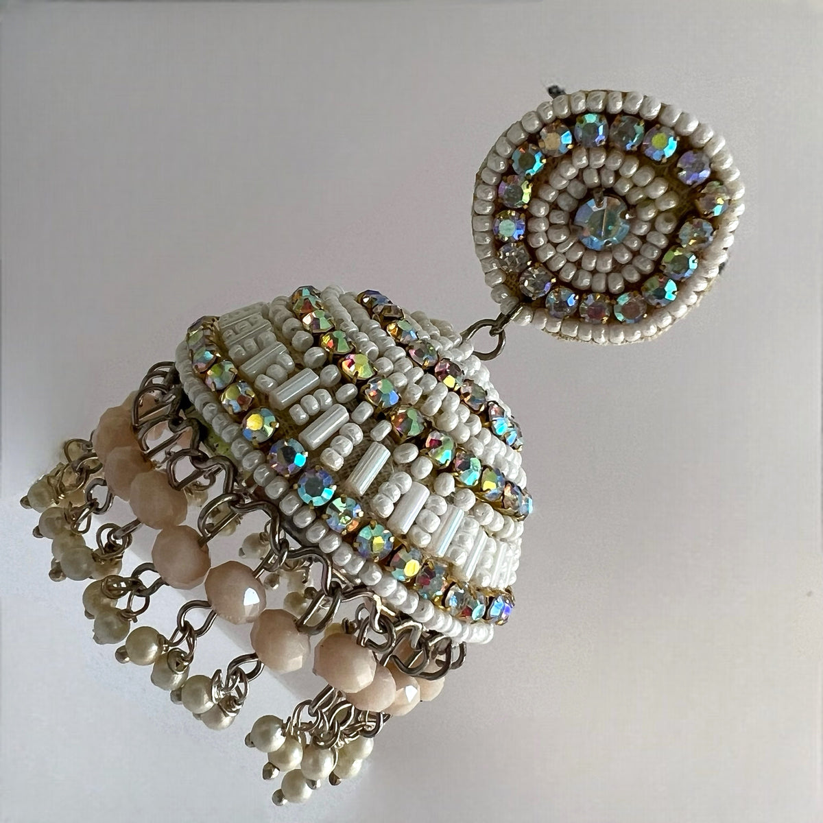 SORAYAH METAL AND BEADS HANDMADE JHUMKAS ER533