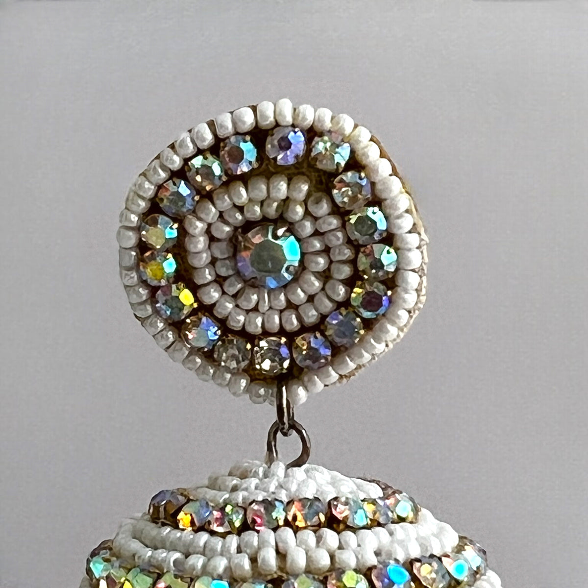 SORAYAH METAL AND BEADS HANDMADE JHUMKAS ER533