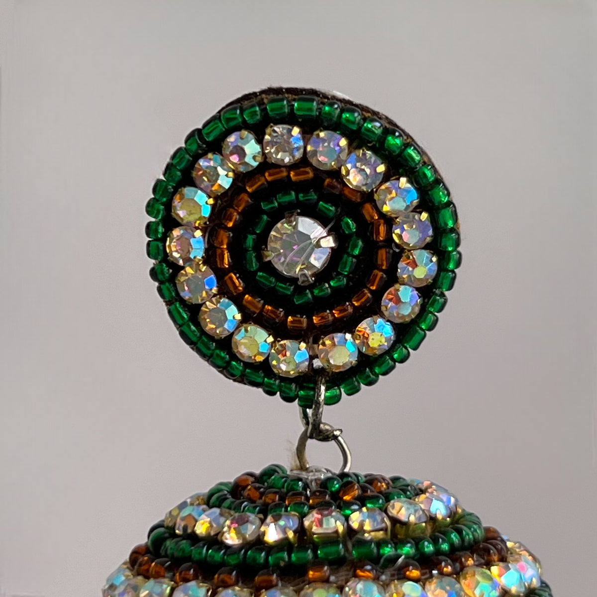 SORAYAH METAL AND BEADS HANDMADE JHUMKAS ER533