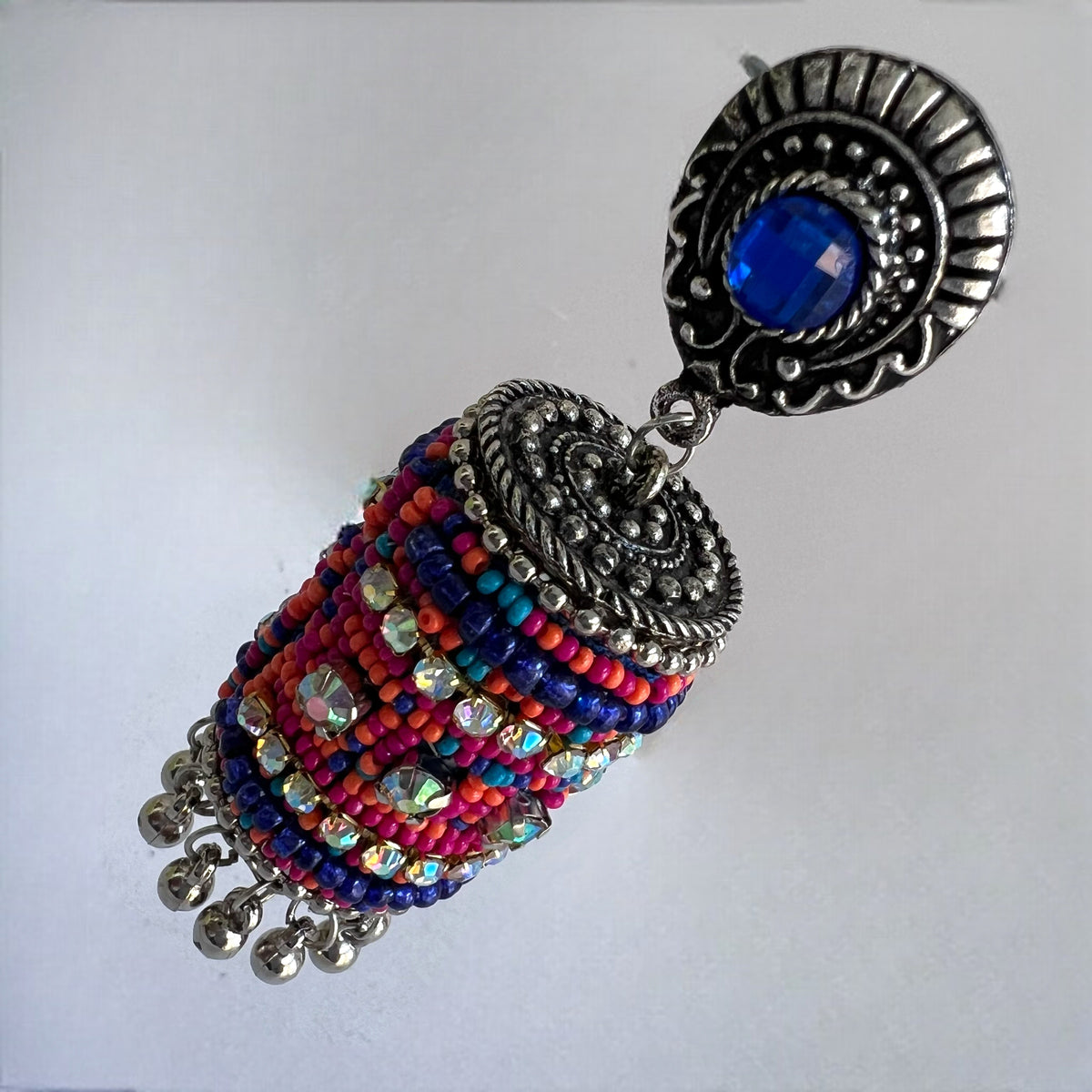 FARAH METAL AND BEADS HANDMADE JHUMKAS ER532