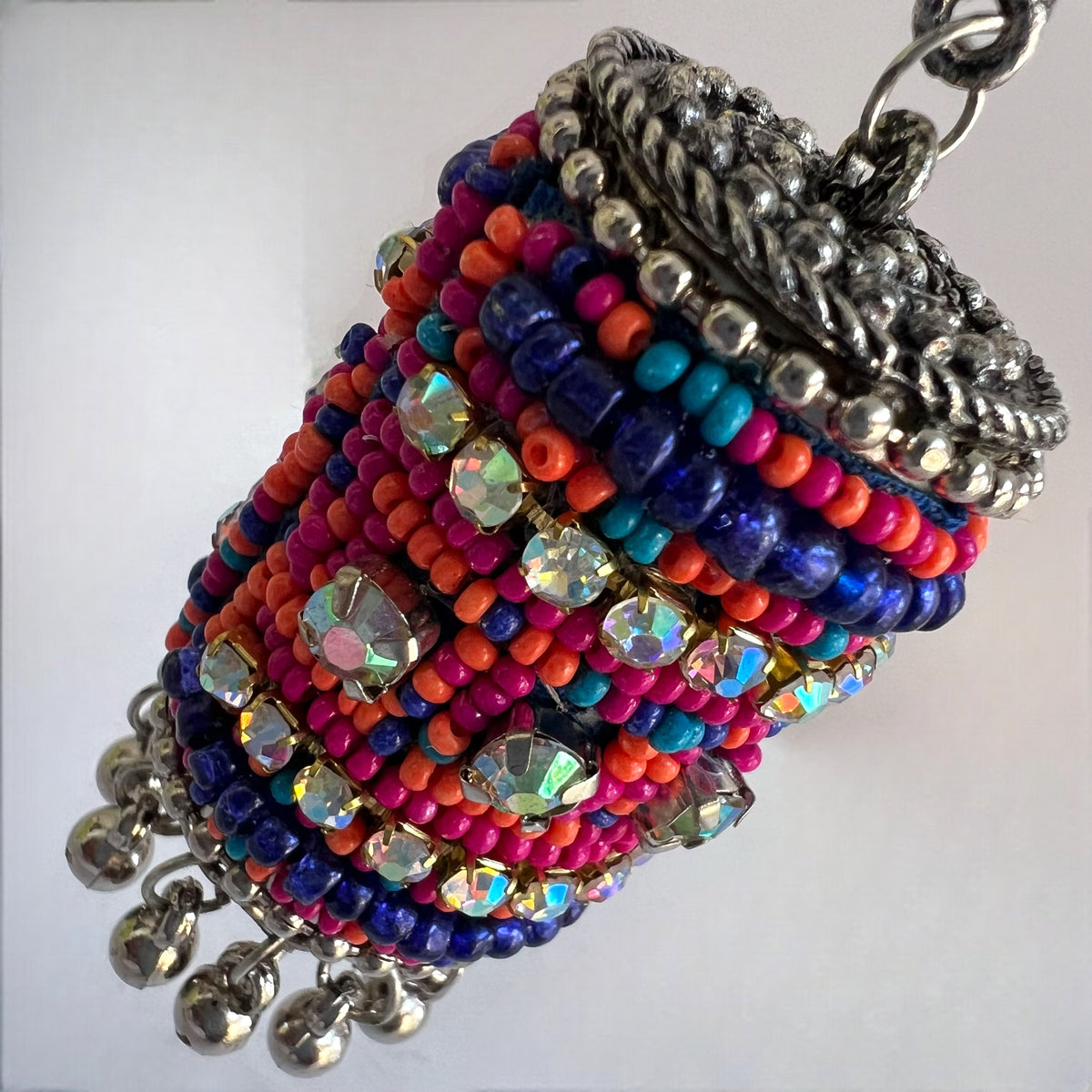 FARAH METAL AND BEADS HANDMADE JHUMKAS ER532