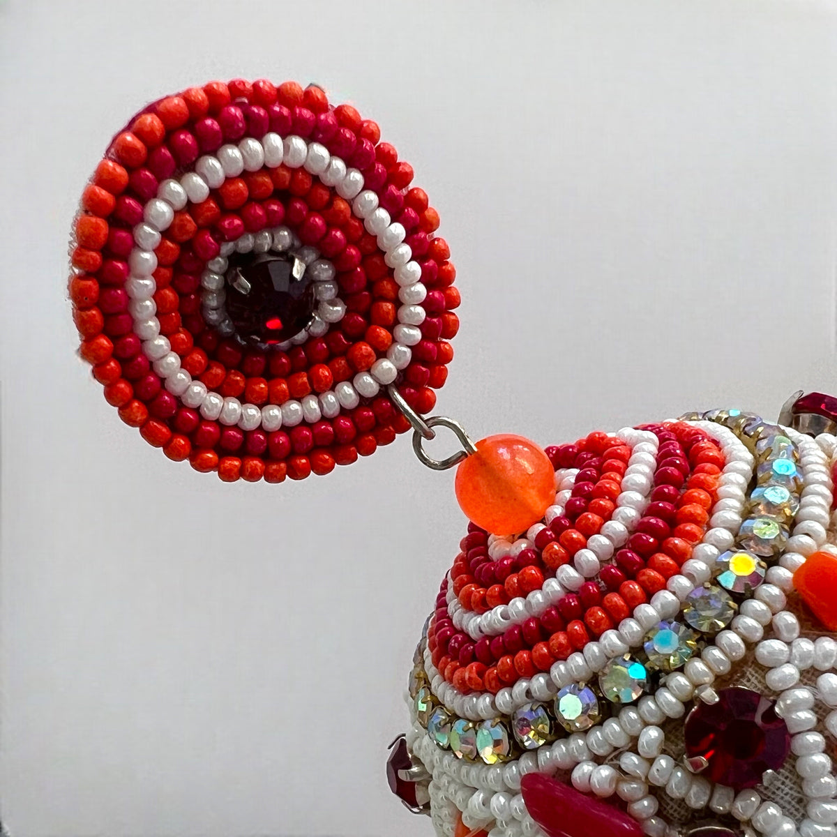 AYANA METAL AND BEADS HANDMADE JHUMKAS ER531