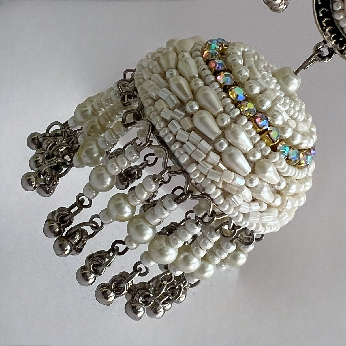 NASRIN METAL AND BEADS HANDMADE JHUMKAS ER530