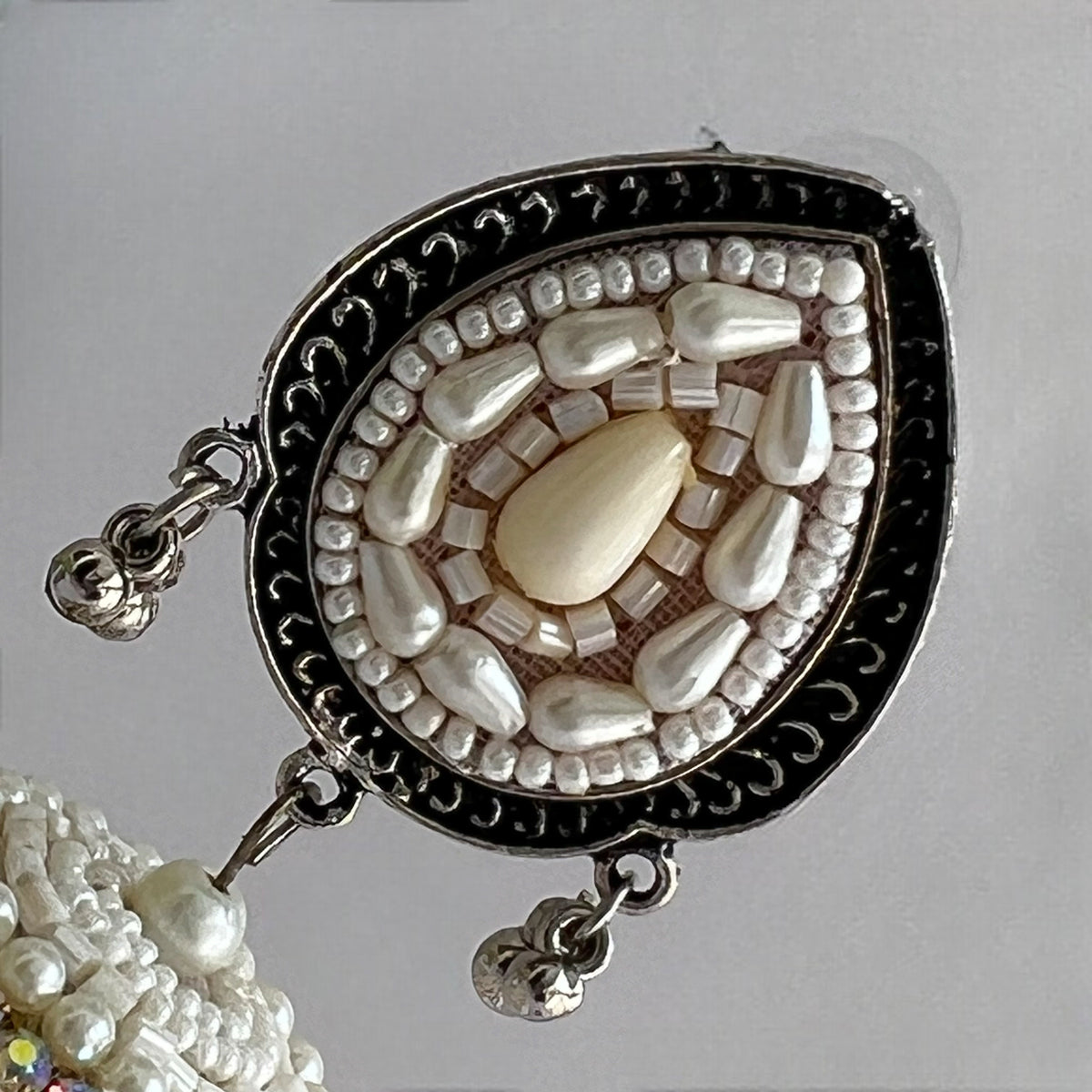 NASRIN METAL AND BEADS HANDMADE JHUMKAS ER530