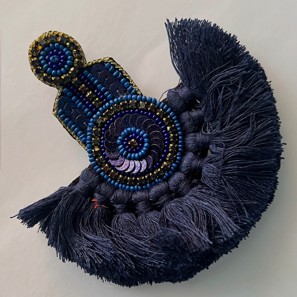 ERA FABRIC AND BEADS HANDMADE  EARRINGS/DANGLER ER546