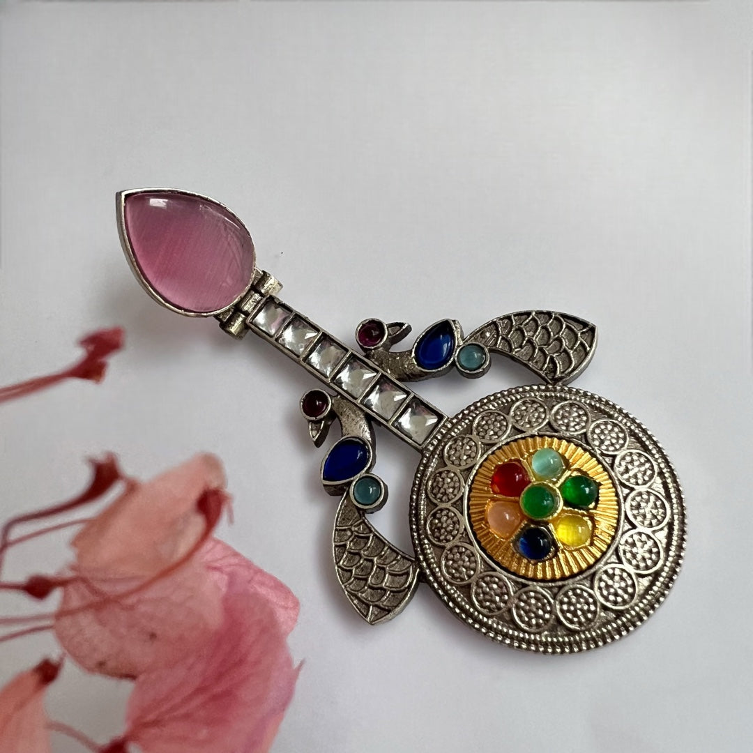 VINA SEMI-HANDMADE MONALISA STONE EARRINGS ER251