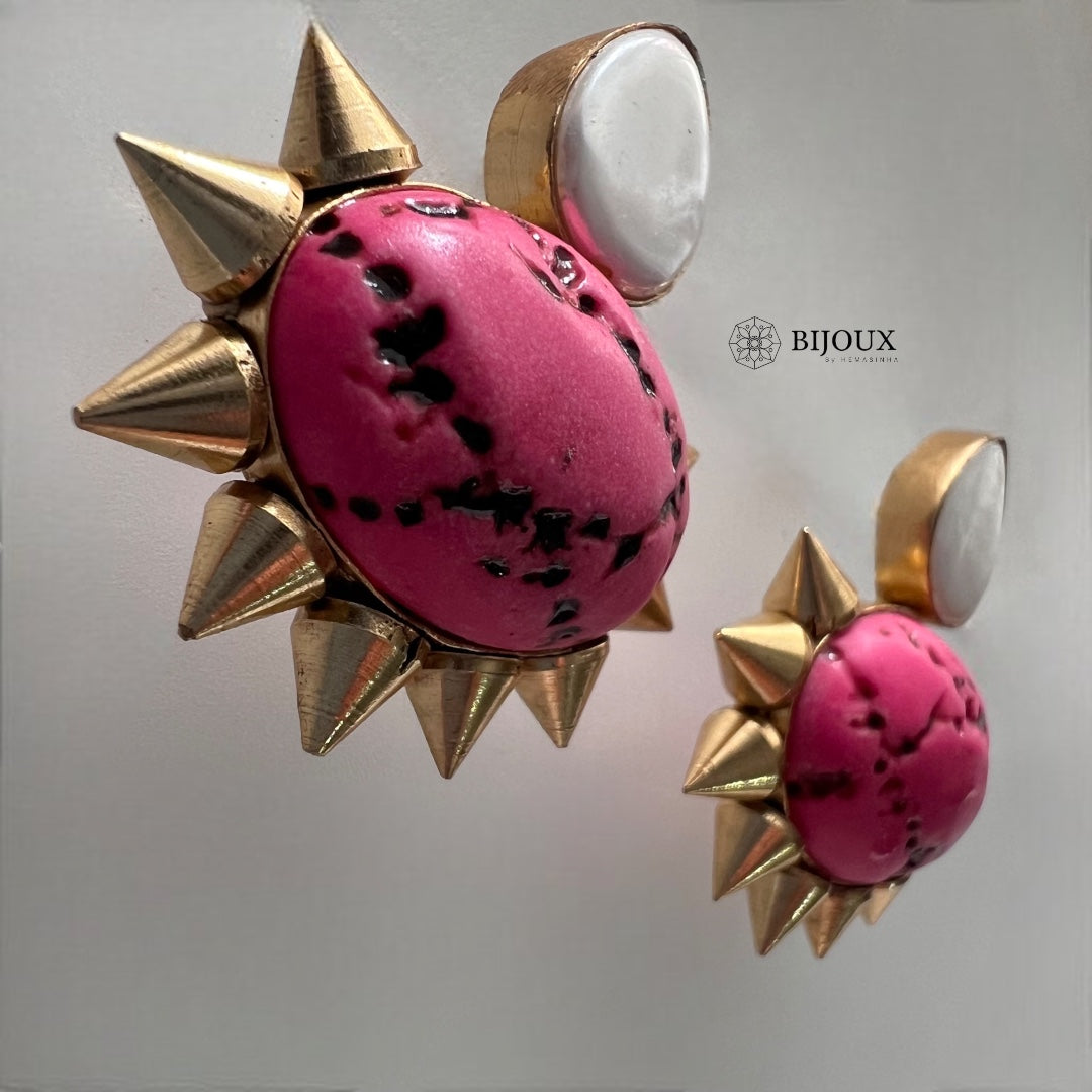 MOTHER OF PEARL HANDMADE NATURAL STONE EARRINGS ER241