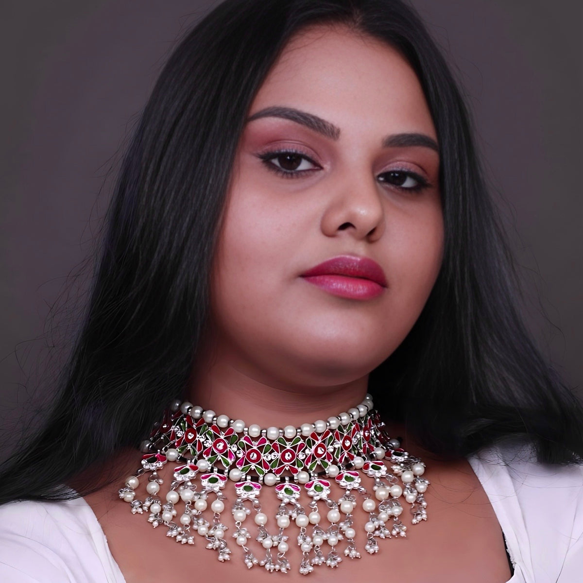 HALITO BLACK POLISH AFGHANI  CHOKER CH450