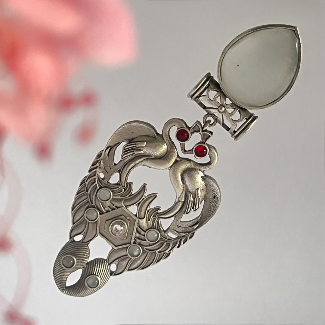 VIBER SEMI-HANDMADE MONALISA STONE EARRINGS ER203