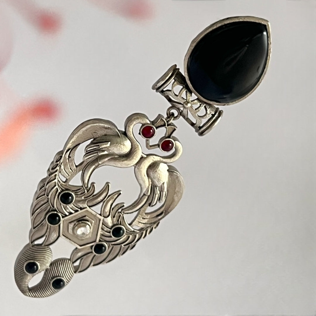 VIBER SEMI-HANDMADE MONALISA STONE EARRINGS ER203