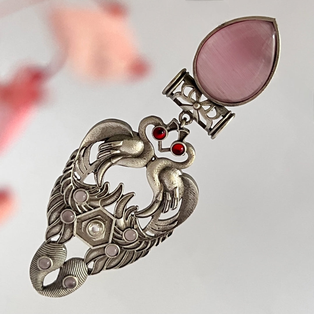 VIBER SEMI-HANDMADE MONALISA STONE EARRINGS ER203