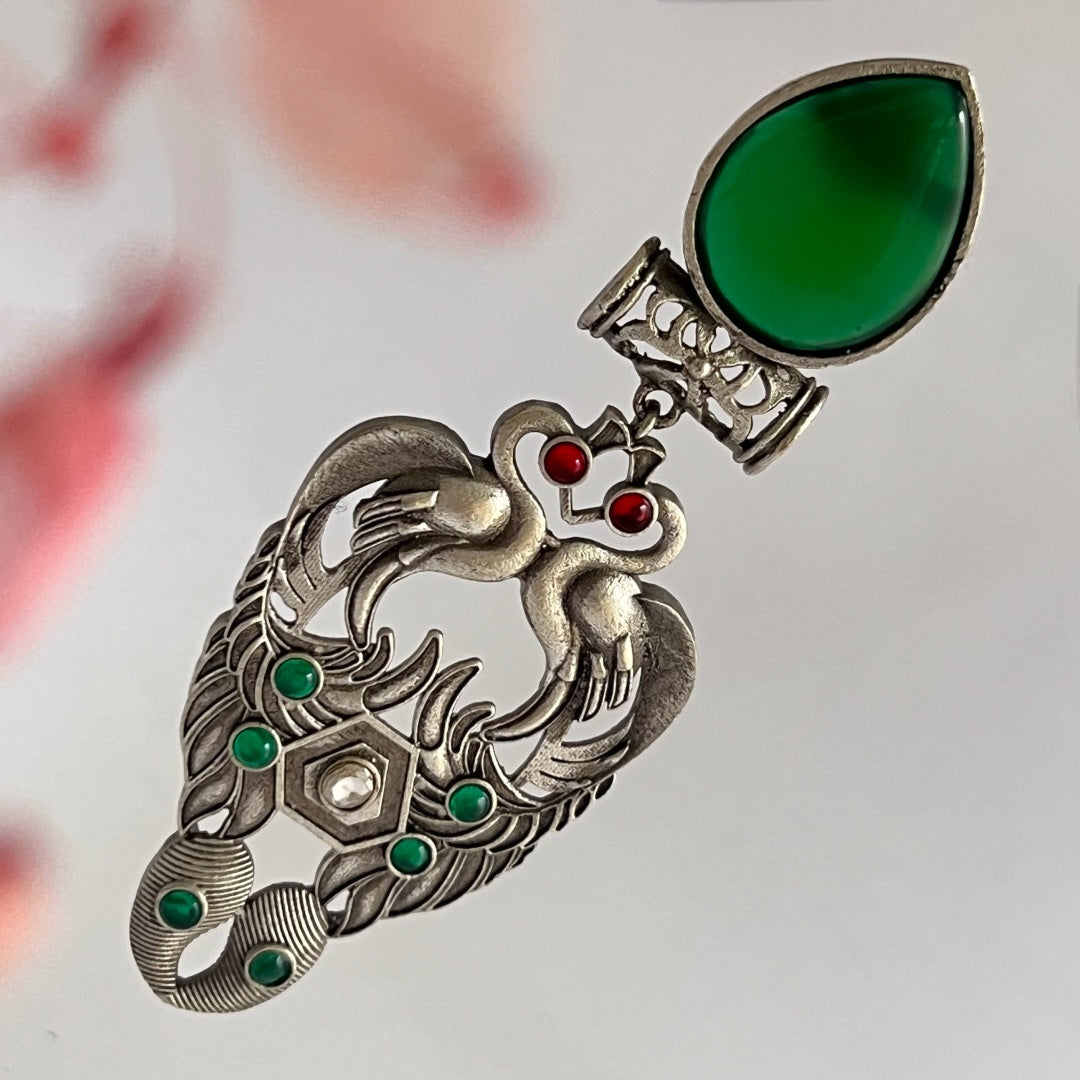 VIBER SEMI-HANDMADE MONALISA STONE EARRINGS ER203