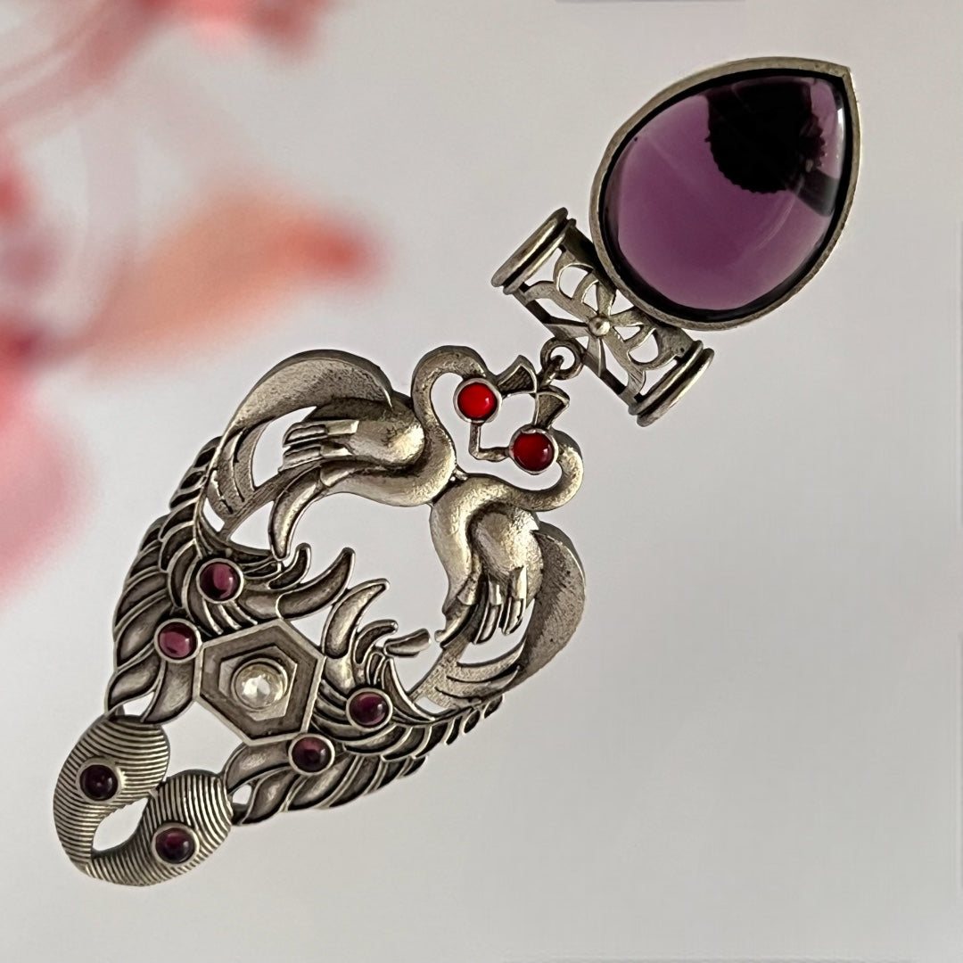 VIBER SEMI-HANDMADE MONALISA STONE EARRINGS ER203