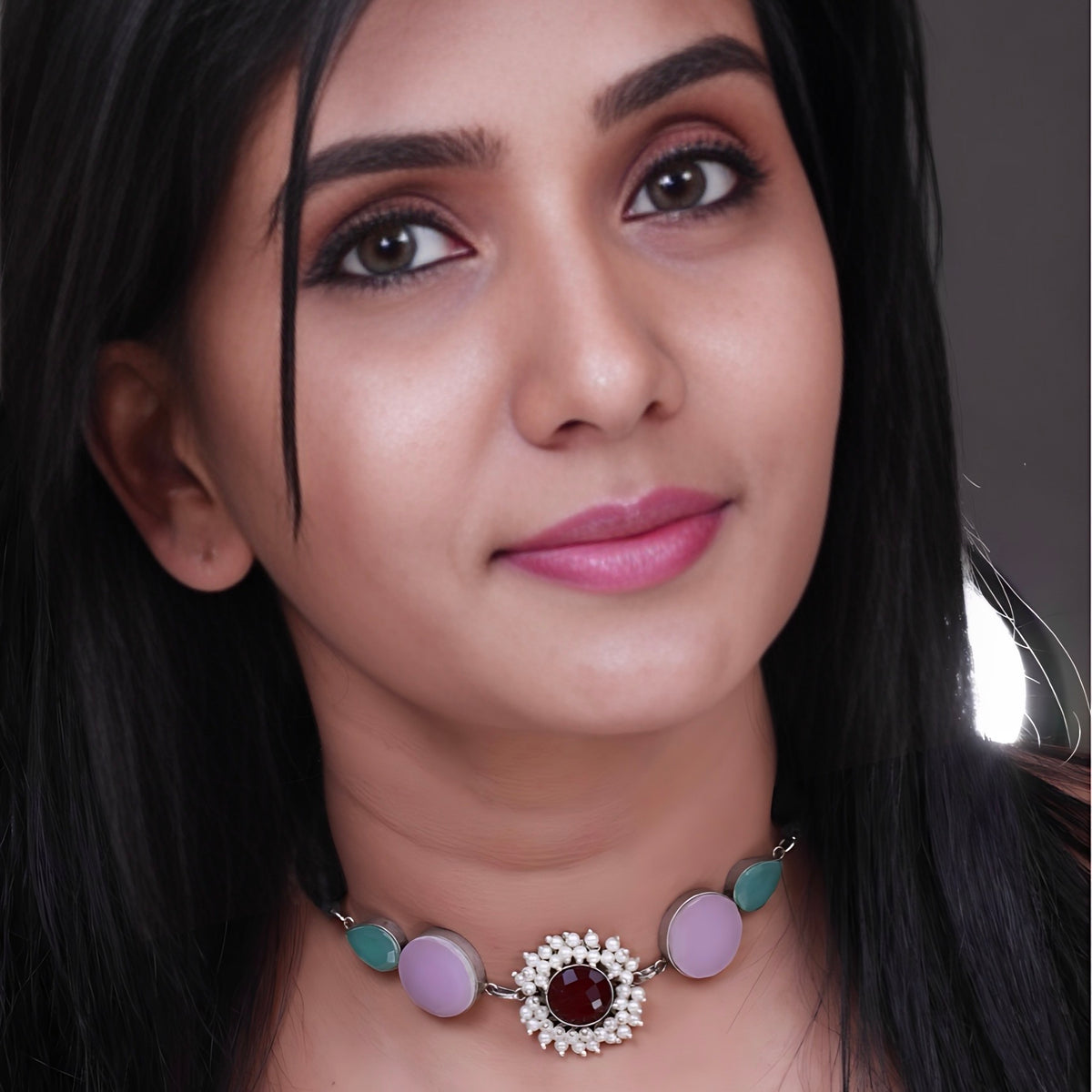 NITHARA BIJOUX PREMIUM AND EXCLUSIVE HANDMADE CHOKER CH76