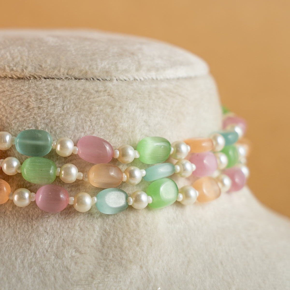 AADITA BIJOUX'S BEADED EXCLUSIVE HANDMADE CHOKER CH139