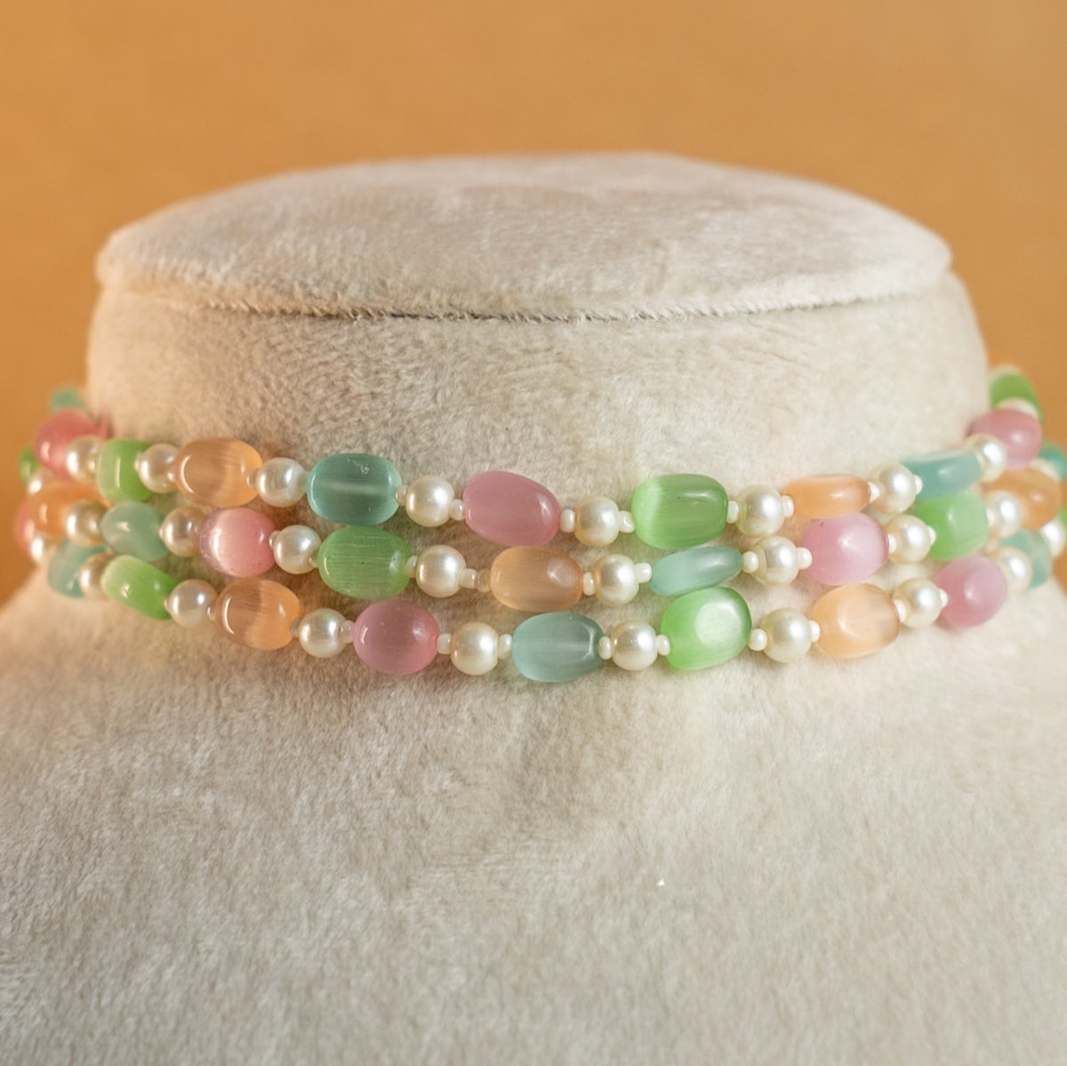 AADITA BIJOUX'S BEADED EXCLUSIVE HANDMADE CHOKER CH139