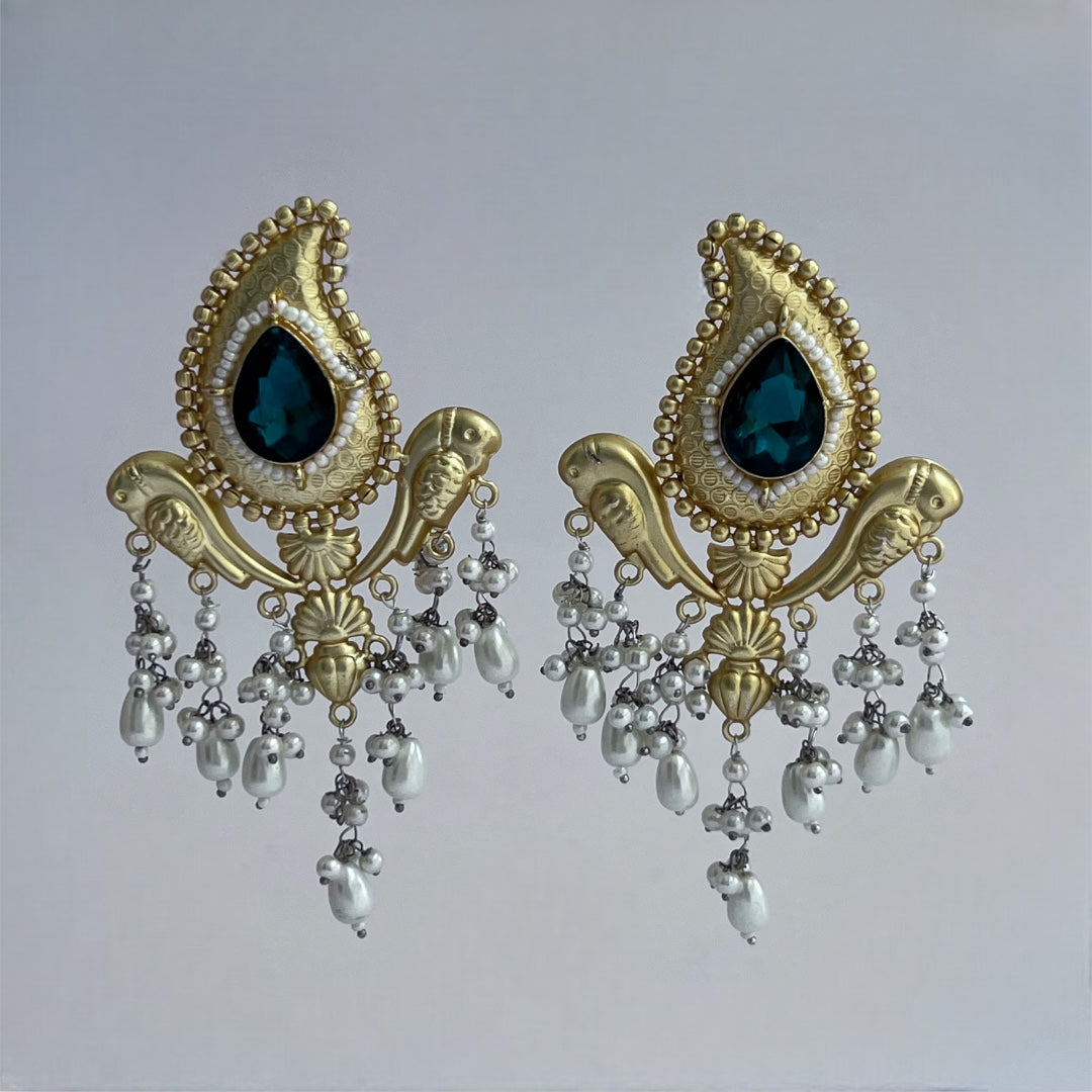 MANGO BLISS HANDMADE STONE EARRINGS ER513