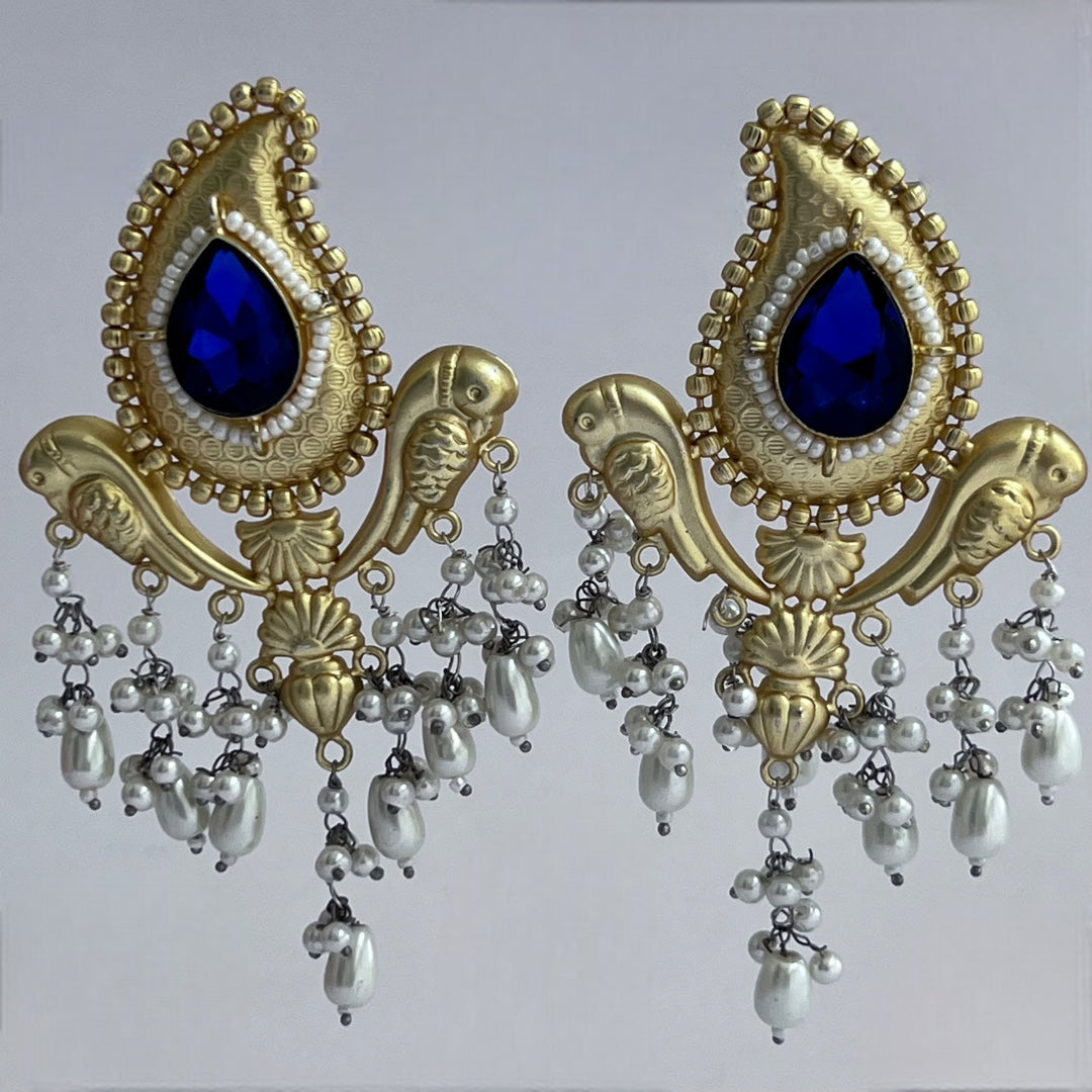 MANGO BLISS HANDMADE STONE EARRINGS ER513