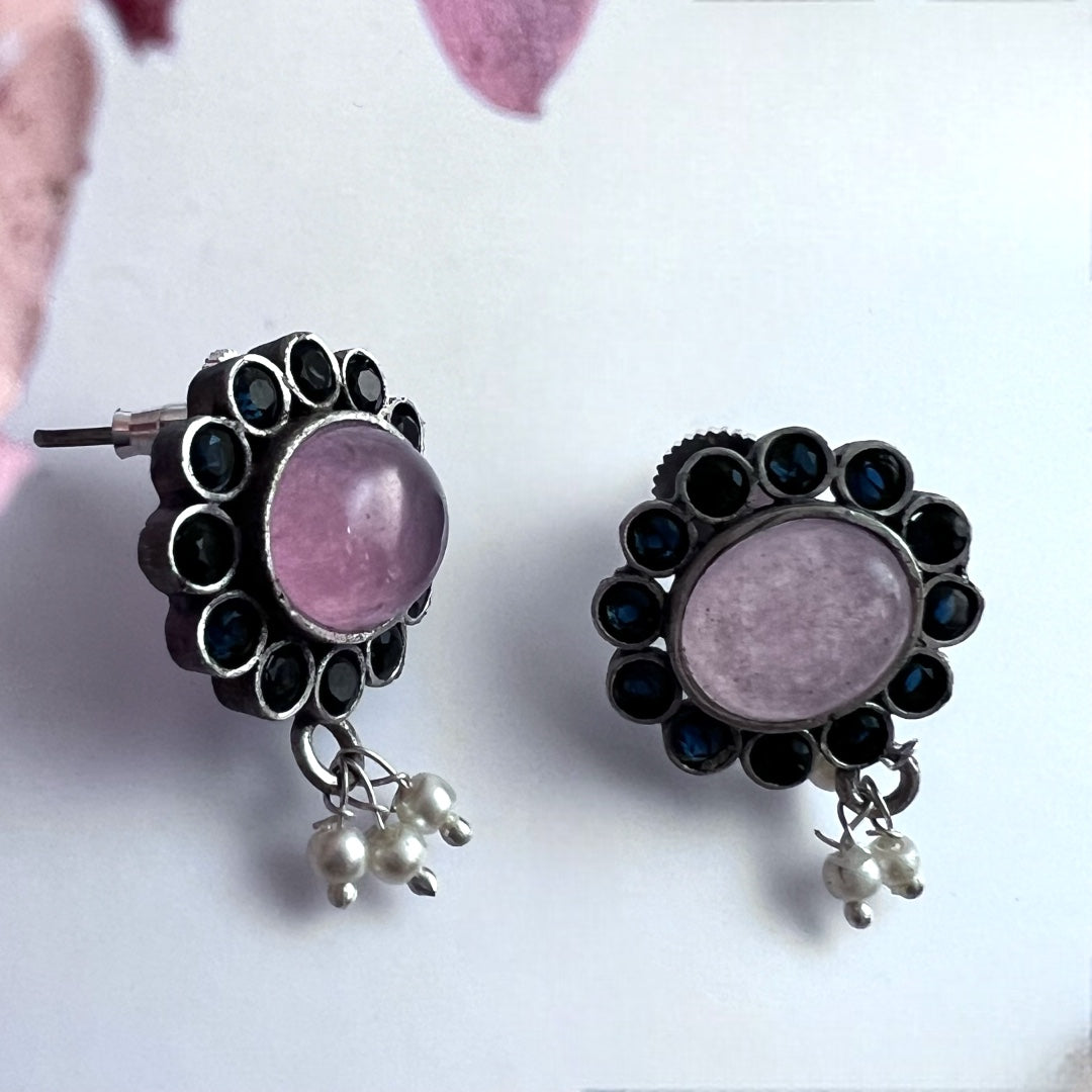 RYLEE BIJOUX PREMIUM AND EXCLUSIVE RUSTIC FINISH HANDMADE CHOKER WITH EARRINGS CH303