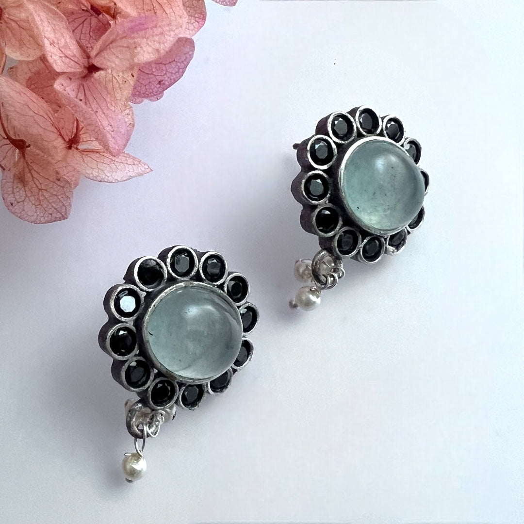 RYLEE BIJOUX PREMIUM AND EXCLUSIVE RUSTIC FINISH HANDMADE CHOKER WITH EARRINGS CH303