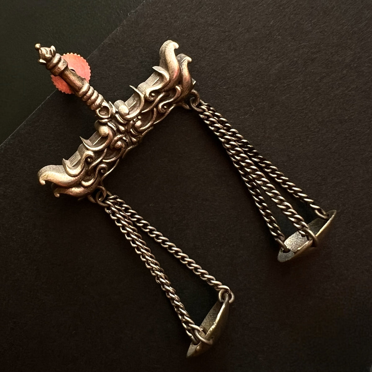 MY LORD SEMI HANDMADE BRASS RAW AND RUSTIC EARRINGS ER438