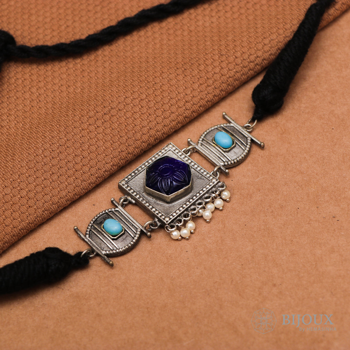 BIJOUX PREMIUM AND EXCLUSIVE RAW AND RUSTIC HANDMADE CHOKER CH80