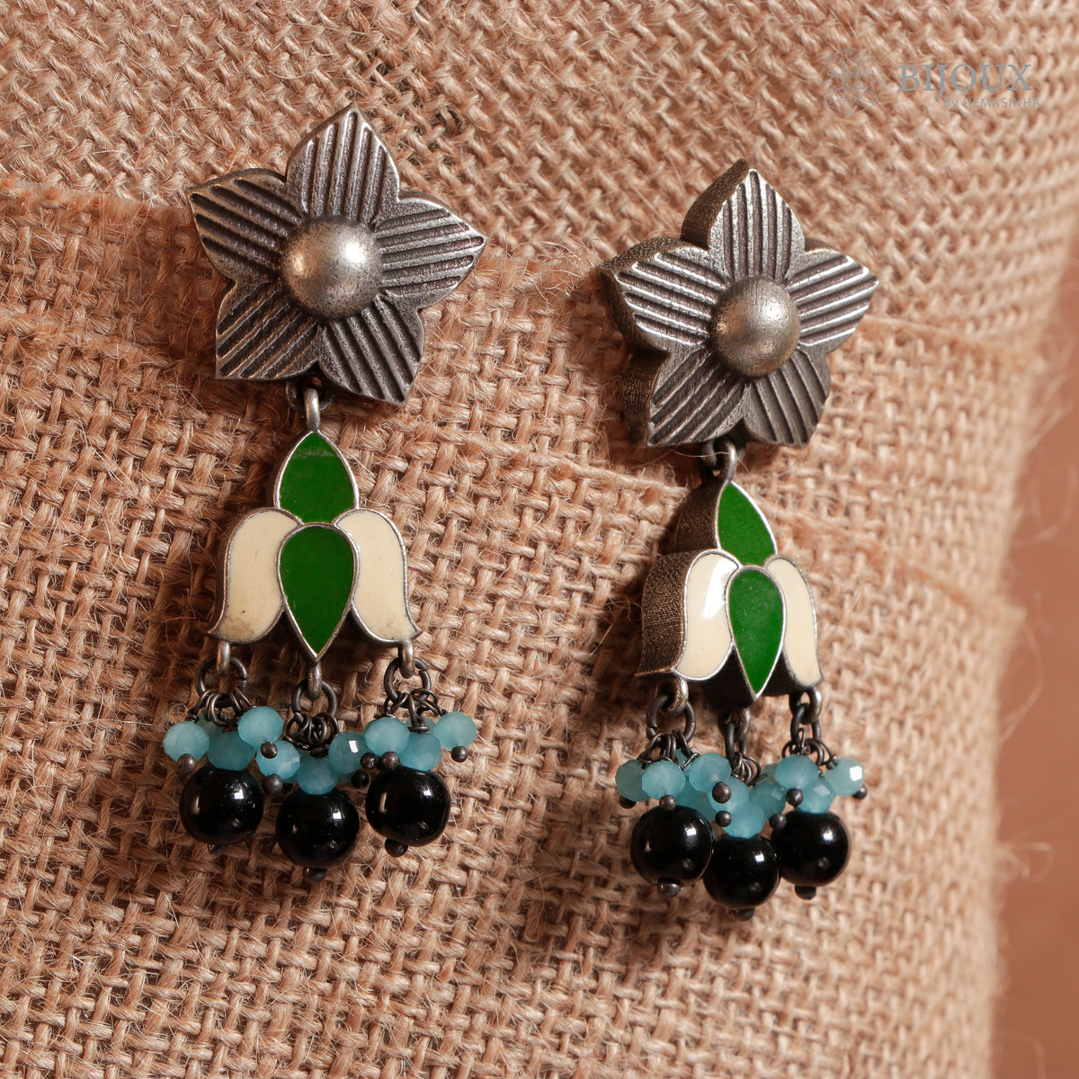 GYPSY CARVING STONE RAW AND RUSTIC HANDMADE CHOKER SET CH92