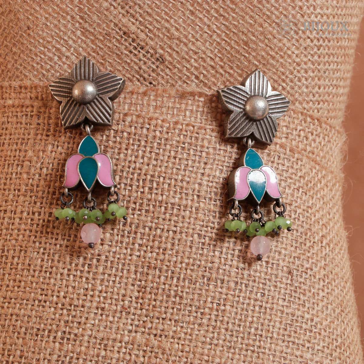 KADHIRSHA MONALISA STONE RAW AND RUSTIC HANDMADE CHOKER SET CH93