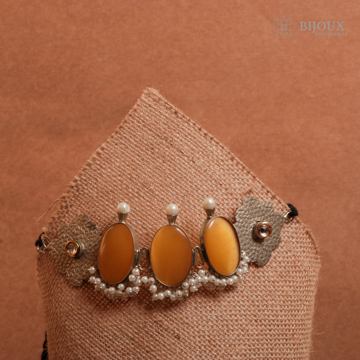 KATHIRA BIJOUX PREMIUM AND EXCLUSIVE HANDMADE CHOKER WITH EARRINGS CH60