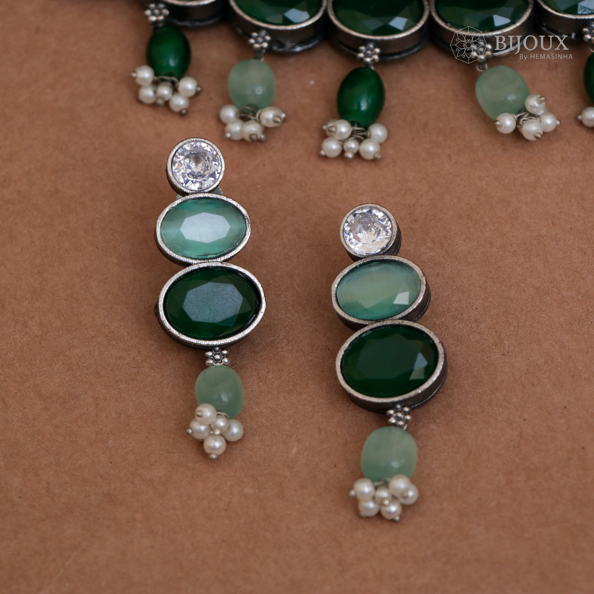 CLASSIC PRINCESS RUSTIC FINISH SEMI HANDMADE NECKLACE NL45