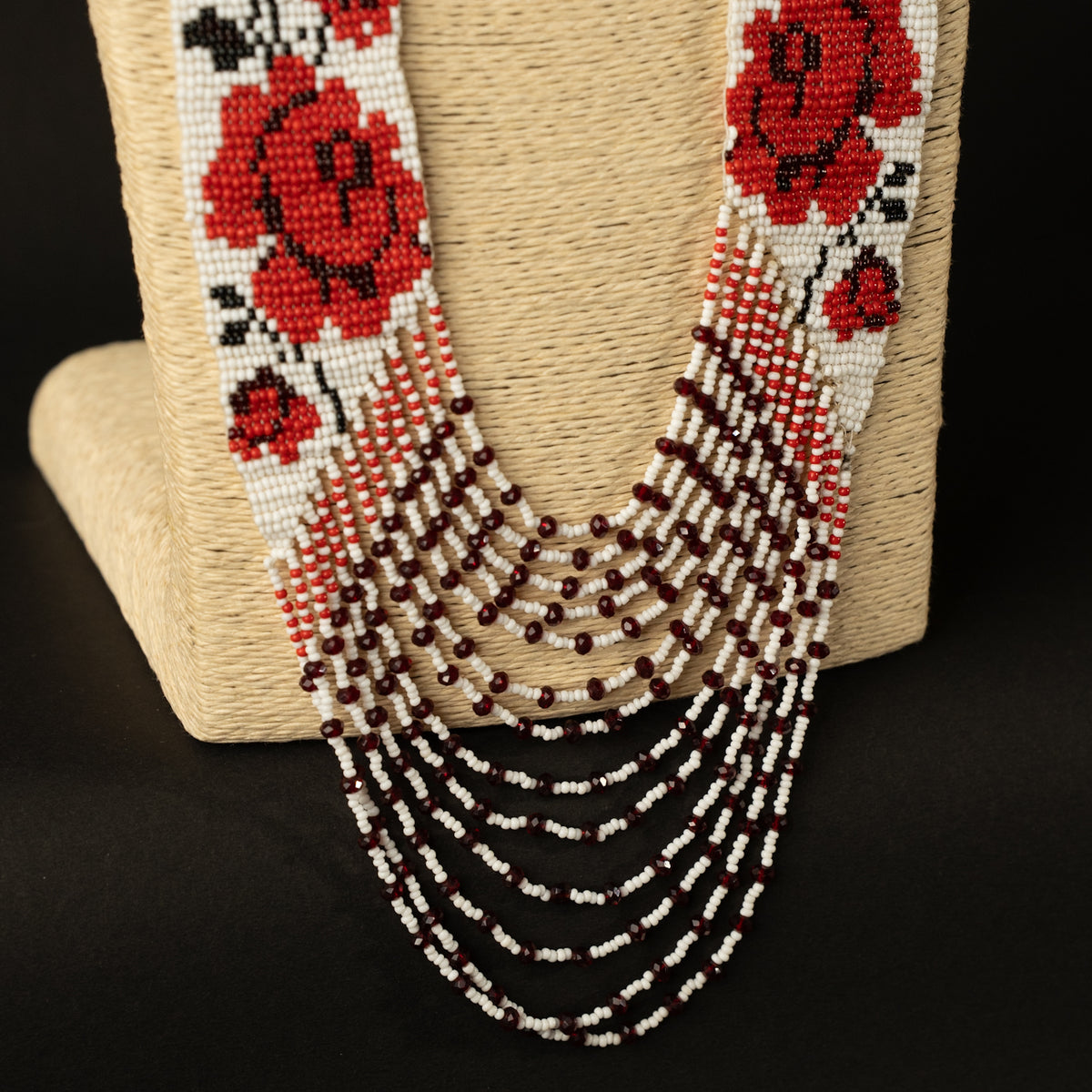 NONA AFRO BEADED HANDMADE MALA/ NECKPIECE ML54