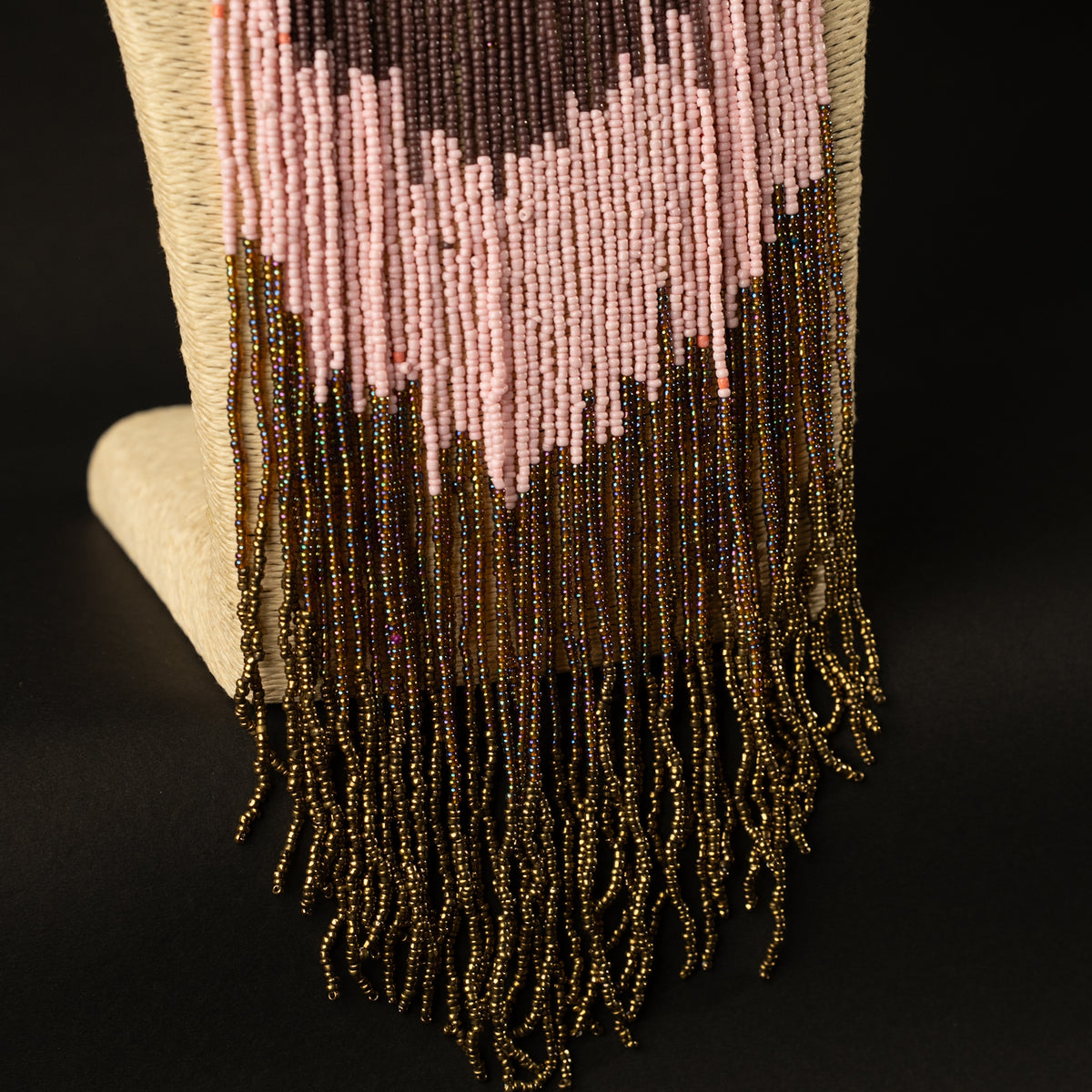 SARAH AFRO BEADED HANDMADE MALA/ NECKPIECE ML55