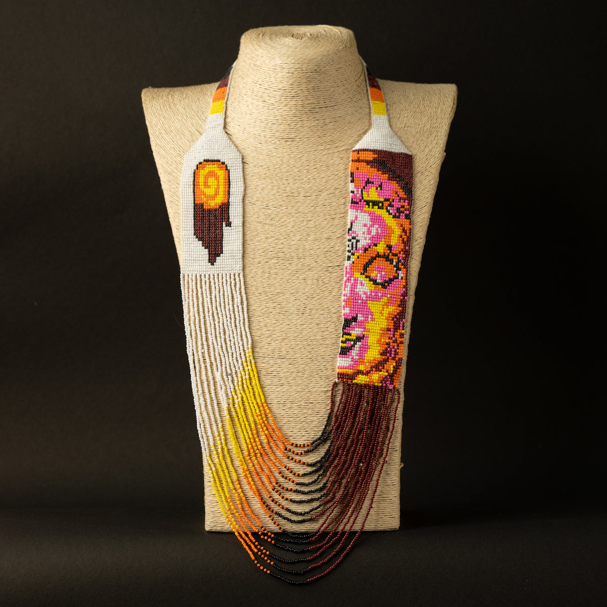 CAR0LINE AFRO BEADED HANDMADE MALA/ NECKPIECE ML57