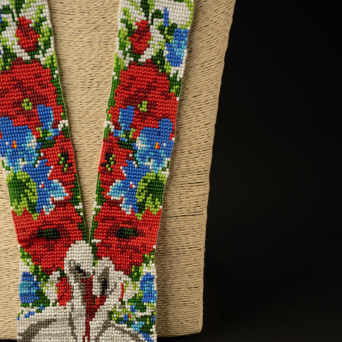 AUTUMN AFRO BEADED HANDMADE MALA/ NECKPIECE ML58