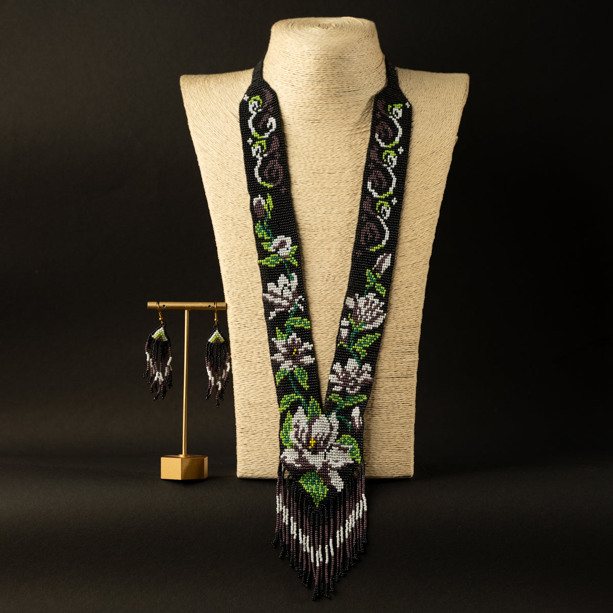 NAOMI AFRO BEADED HANDMADE MALA/ NECKPIECE ML59