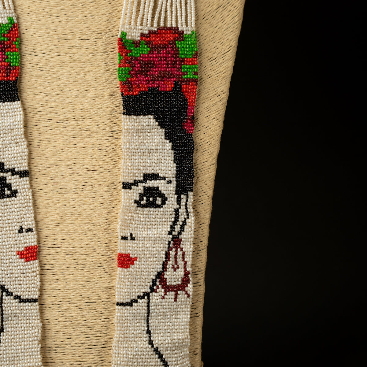 HAZEL AFRO BEADED HANDMADE MALA/ NECKPIECE ML61