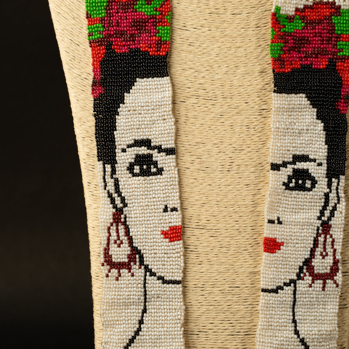 HAZEL AFRO BEADED HANDMADE MALA/ NECKPIECE ML61