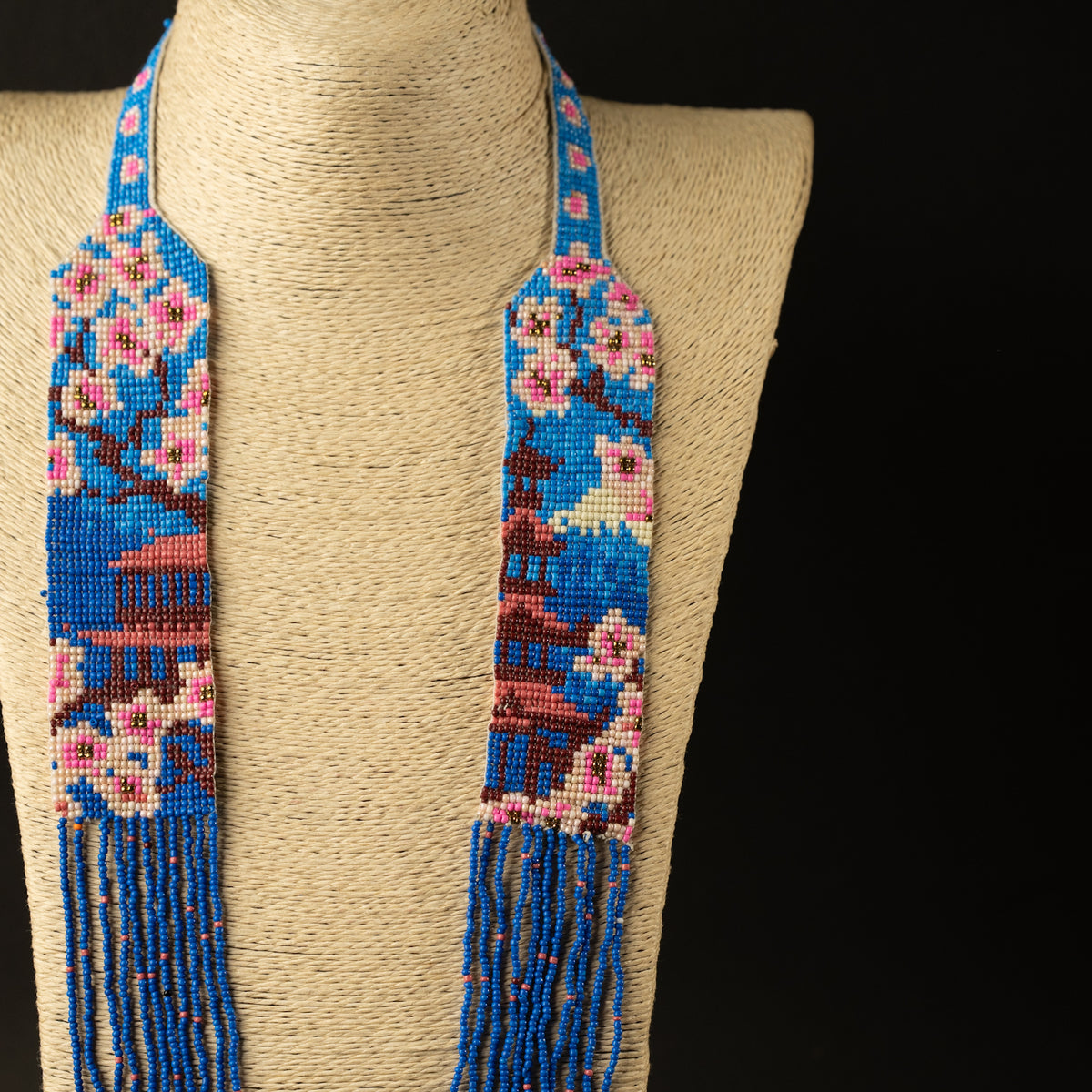 CHLOE AFRO BEADED HANDMADE MALA/ NECKPIECE ML62