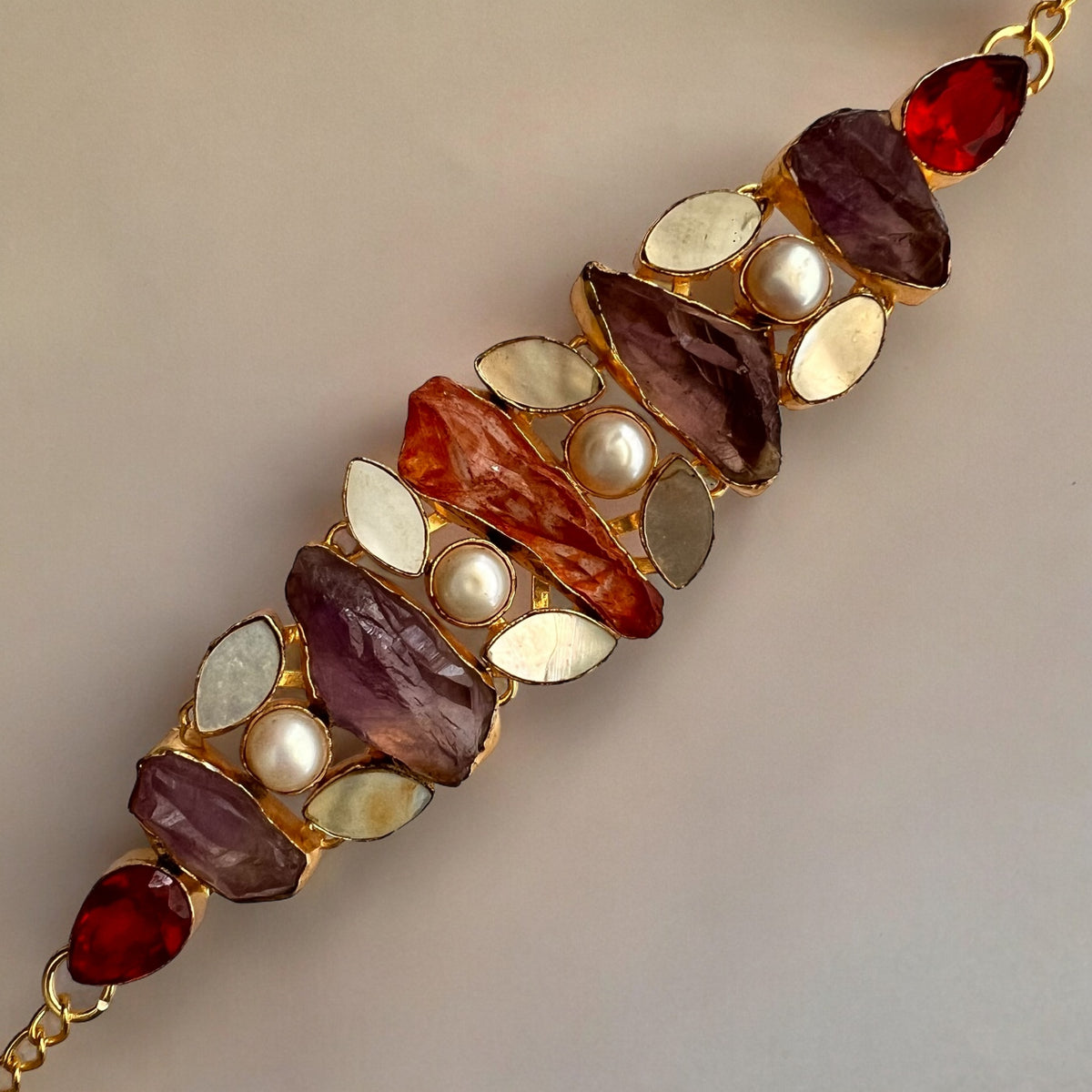 KASHVI HANDMADE RAW STONE BIJOUX PREMIUM AND BIJOUX EXCLUSIVE  CHOKER CH487