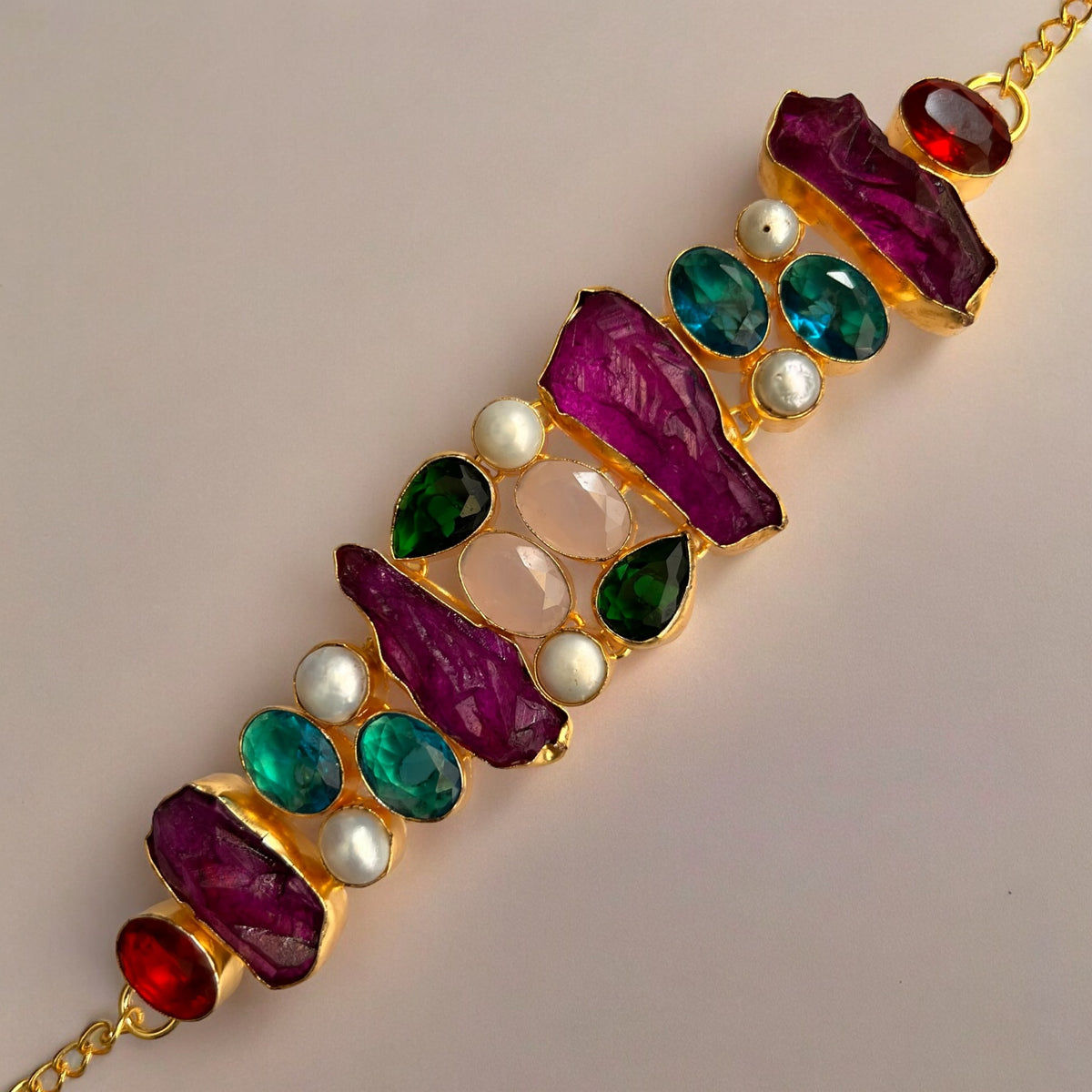 KASHVI HANDMADE RAW STONE BIJOUX PREMIUM AND BIJOUX EXCLUSIVE  CHOKER CH487