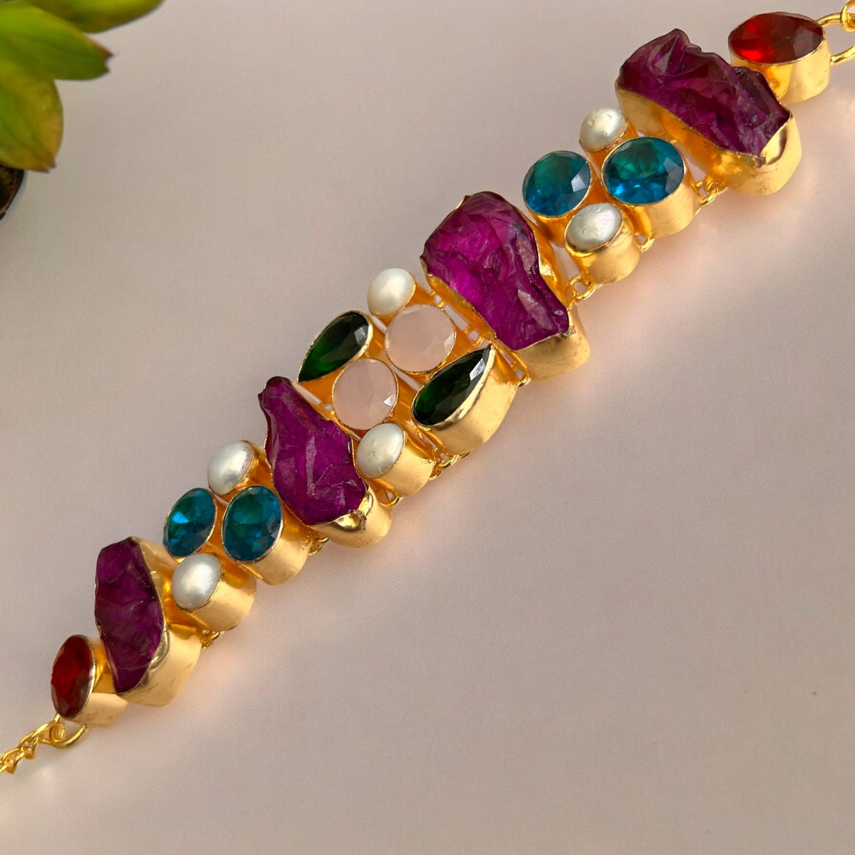 KASHVI HANDMADE RAW STONE BIJOUX PREMIUM AND BIJOUX EXCLUSIVE  CHOKER CH487