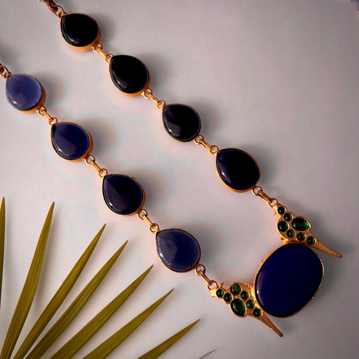 ROXANIA SET RING EARRING AND NECKLACE HANDMADE GOLD TONED PREMIUM NECKLACE/NECKPIECE EARRING SET NL30